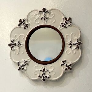 🤍Distressed Ceramic Wall Mirror🤍